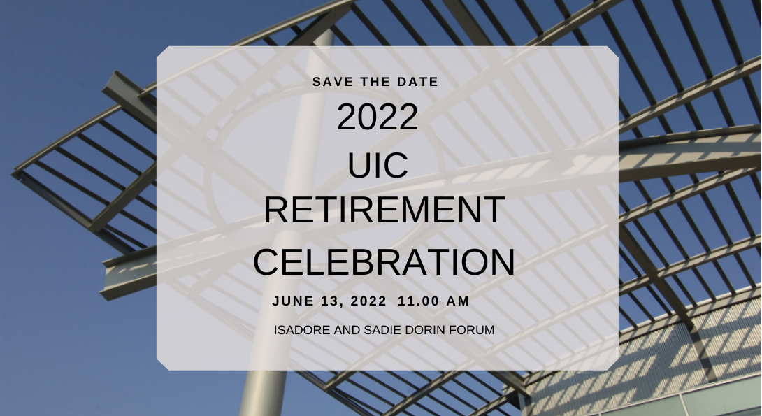 Save the Date for Retirement Celebration - June 13, 2022